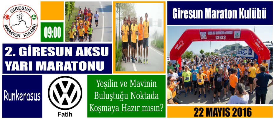 Giresun Aksu Maratonu Çip Dağıtımı 21 Mayıs'ta Deppoy Mevkiinde